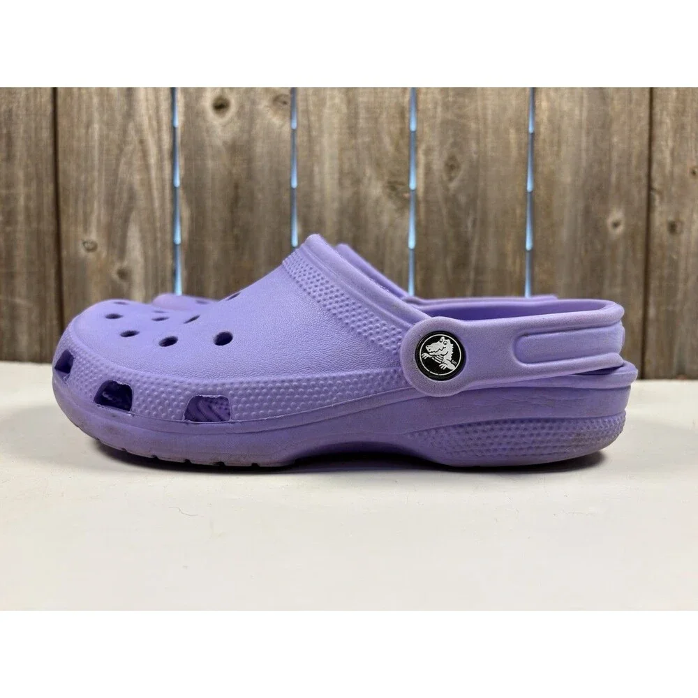 Crocs Classic Clog Kids Mens 4 / Women’s 6 Purple Slip-On Comfort Shoes